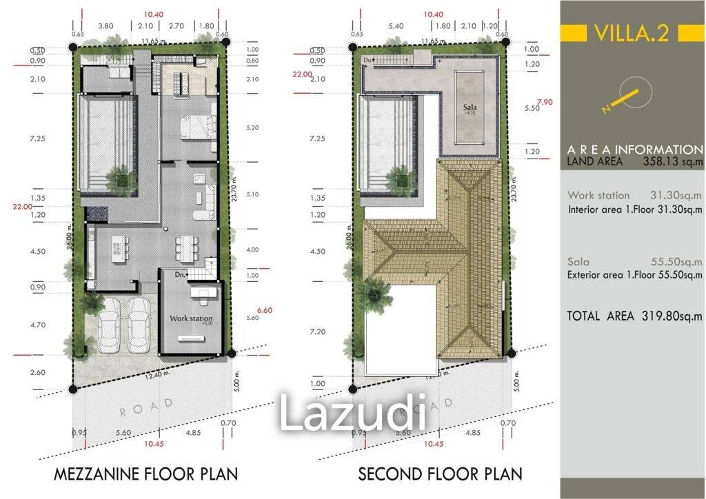 2 Bed 2 Bath Villa For Sale In Soi Pasak 4