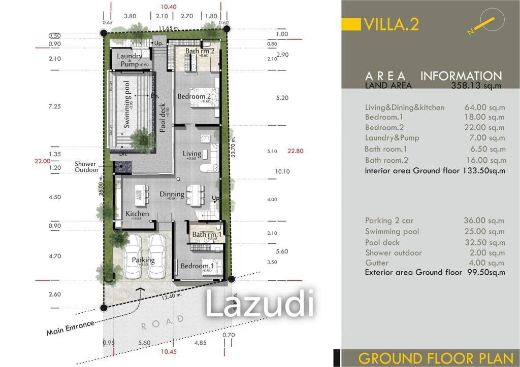 2 Bed 2 Bath Villa For Sale In Soi Pasak 4