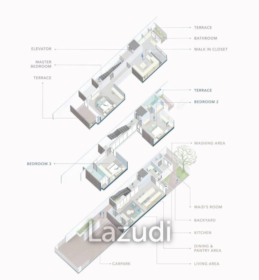 3 Bed 5 Bath 425 SQ.M Lom Hai Jai Tranquil