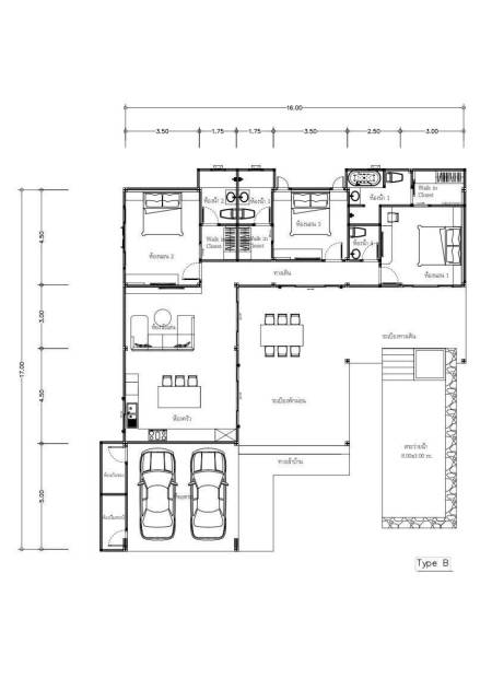 209 sqm modern pool villa in Hin Lek Fai Hua Hin- Type B