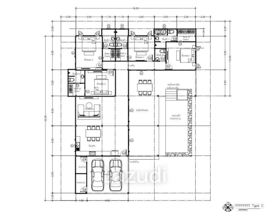 273 Sqm Modern Pool Villa in Hin Lek Fai Hua Hin- Type C