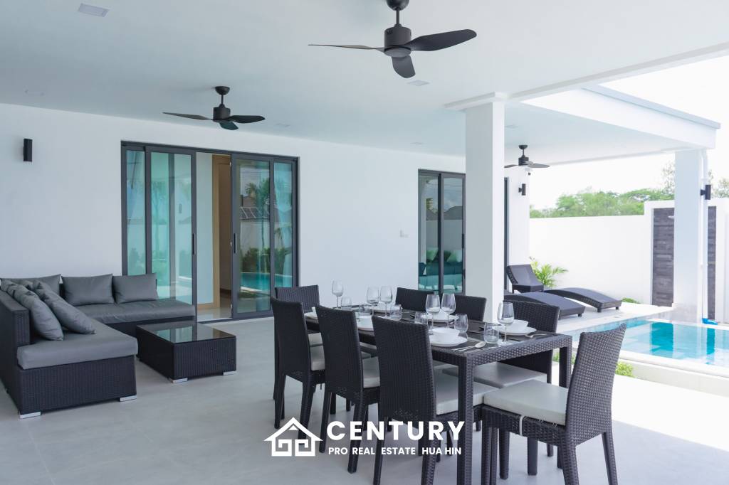 273 sqm pool villa in Hin Lek Fai Hua Hin – modern 4 bed single storey home - Type C