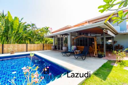 VILLA VISTA : 3 Bed Bali Style pool Villa on 2 floors.