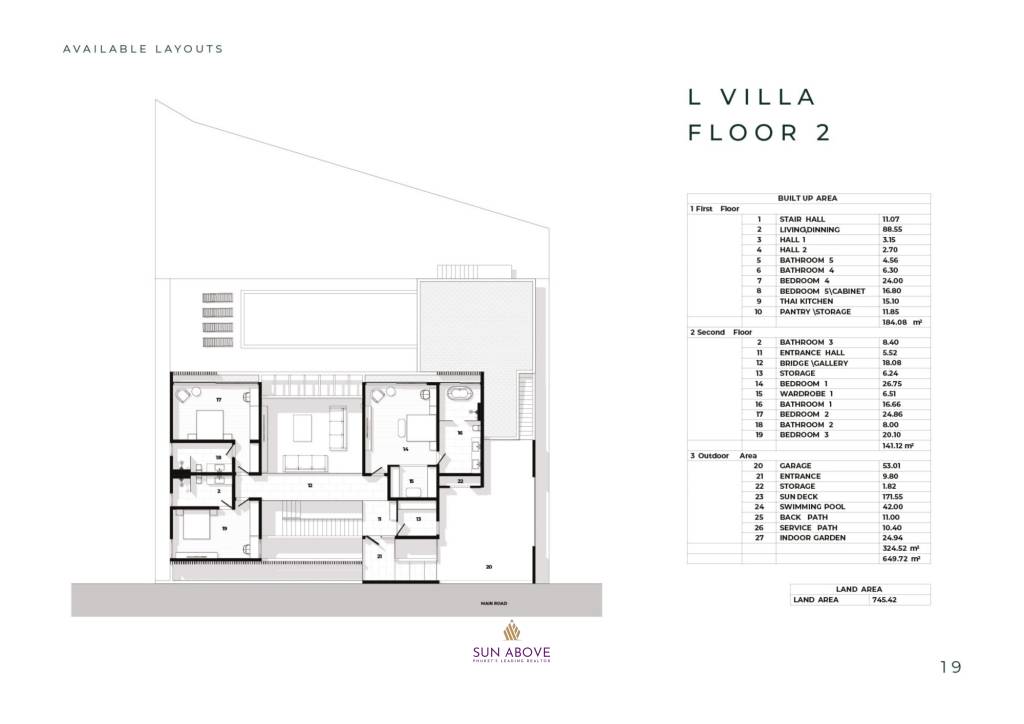 4 Bed 5 Bath 325 SQ.M. Canopy Hill Villas