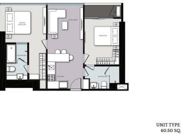 Cloud Residences SKV 23 Two bedroom condo downpayment for resale