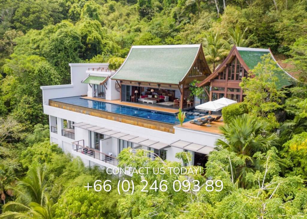 
        Stunning 4 bedroom ocean view villa nestled above Naithon Beach, Phu...