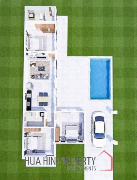 KHEMANATRA VILLA ( READY TO MOVE IN ) : 3 bed pool villa