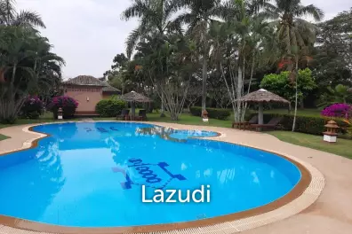 TOP OFFER!!! A magnificent resort is offered for sale on a 5.93-acre plot with 4 villas and a 19 m x 9 m pool.