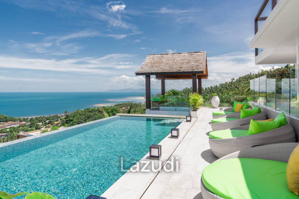 4 Ensuite Bedrooms with Super Panoramic Seaview in Lamai