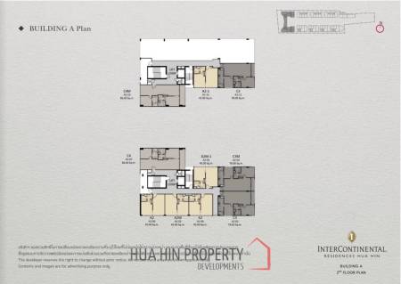 1 Bed 1 Bath 44.57 SQ.M Intercontinental Residences Hua Hin