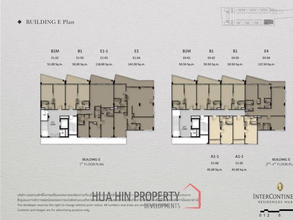 3 Beds 3 Baths 145.32 SQ.M Intercontinental Residences Hua Hin