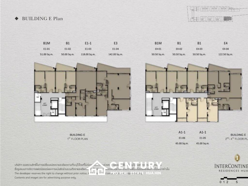 3 Beds 3 Baths 145.32 SQ.M Intercontinental Residences Hua Hin