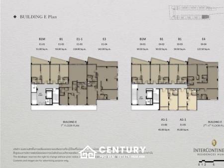 3 Beds 3 Baths 145.32 SQ.M Intercontinental Residences Hua Hin