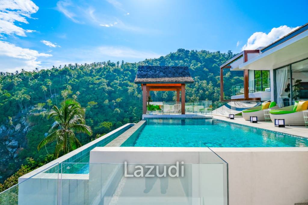 3 Ensuite Bedrooms With Super Panoramic Seaview In Lamai