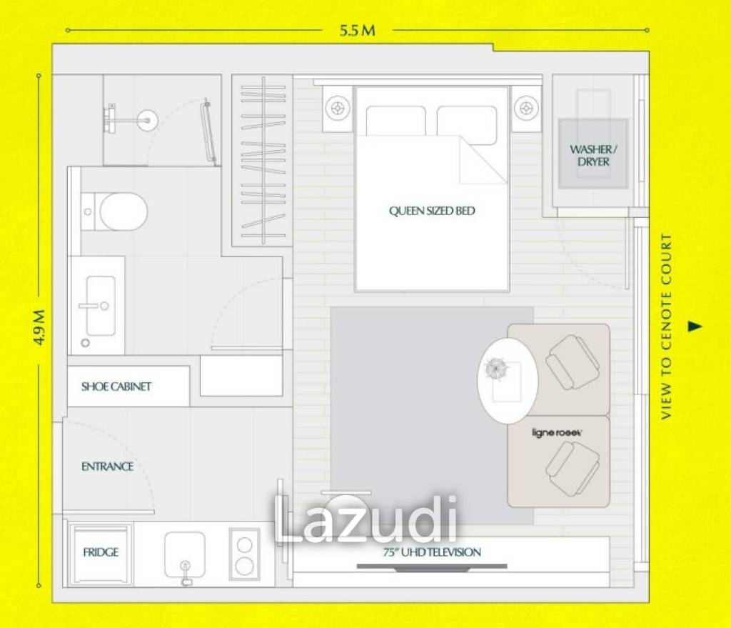 Elegant 1-Bed Condo in SCOPE Promsri, Bangkok