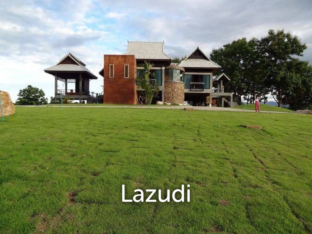 Private Villa on the hill in Chiangmai on 25Rais mountain view for SALE