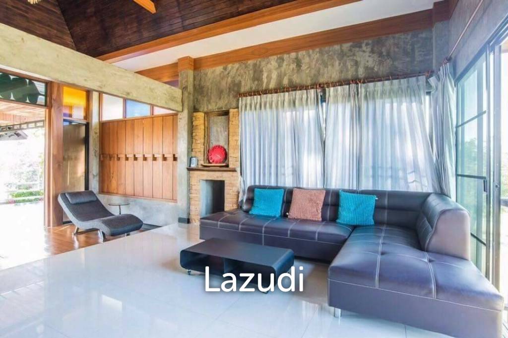 Private Villa on the hill in Chiangmai on 25Rais mountain view for SALE