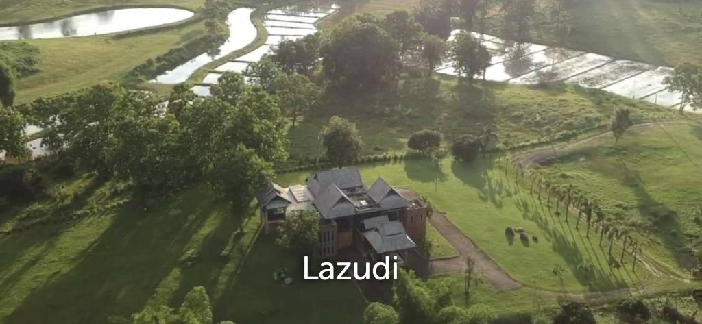 Private Villa on the hill in Chiangmai on 25Rais mountain view for SALE