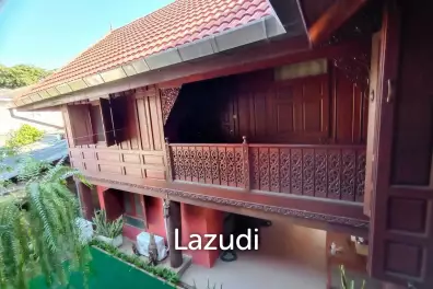 ขาย บ้านทรงไทยเรือนไม้ทั้งหลัง ในใจกลางเมืองเชียงใหม่ พร้อมเฟอร์นิจอร์ เพียง 25 ล้านบาทเท่านั้น