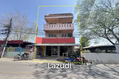 ขายตึก 3 ชั้น 7 ห้องนอน ทำเลดีในตัวเมืองเชียงราย