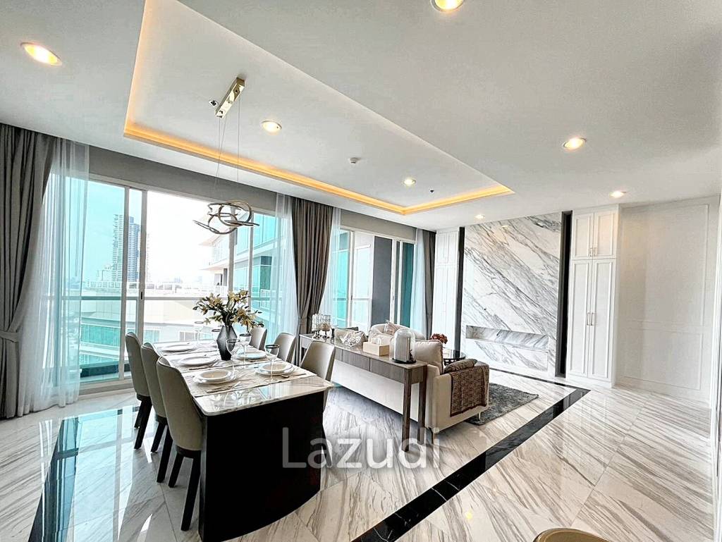 Luxurious 3-Bed Condo at Menam Residences, Bangkok