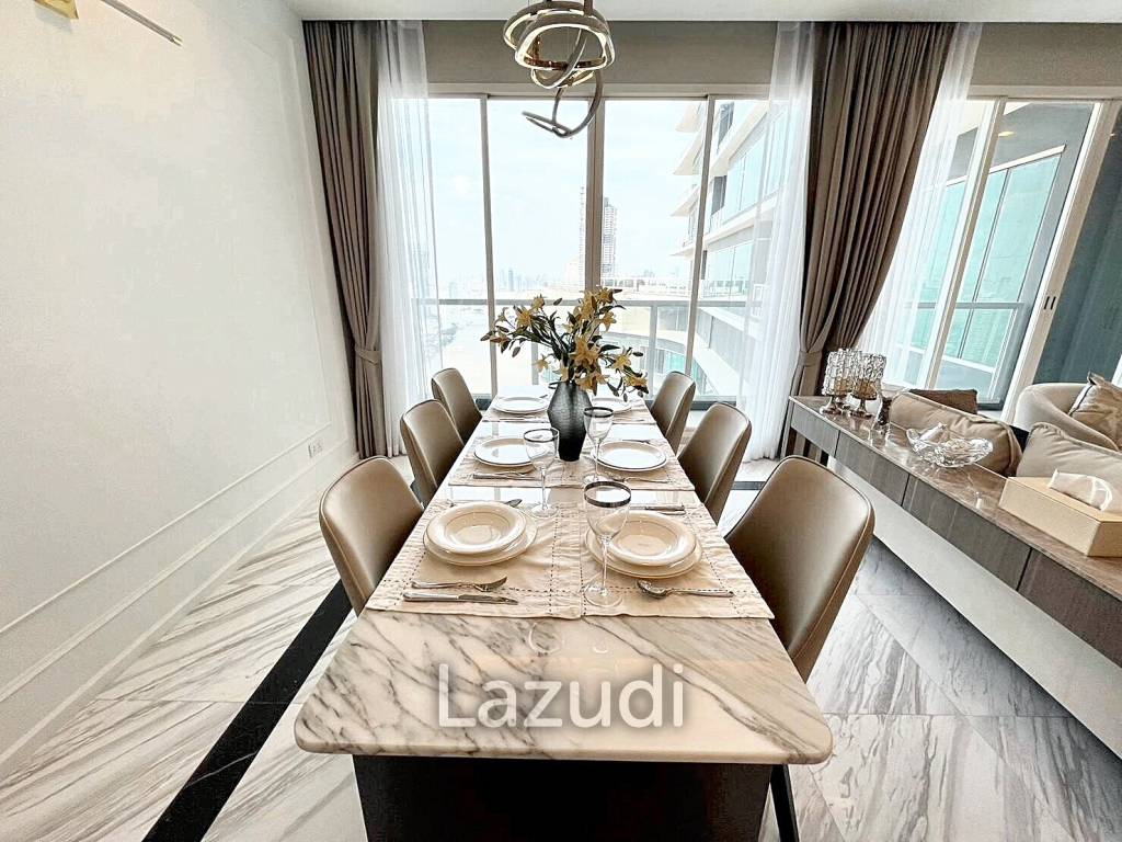 Luxurious 3-Bed Condo at Menam Residences, Bangkok