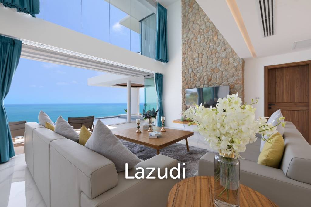 5-Bed Villa with Close Ocean View in Chaweng Noi