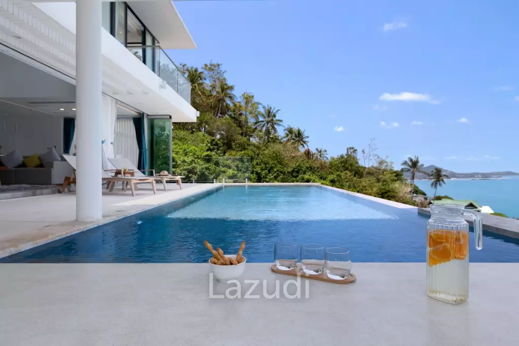 5-Bed Villa with Close Ocean View in Chaweng Noi