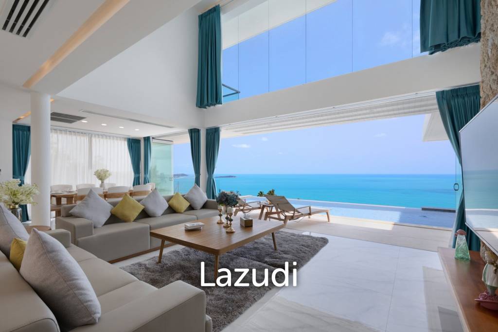 5-Bed Villa with Close Ocean View in Chaweng Noi