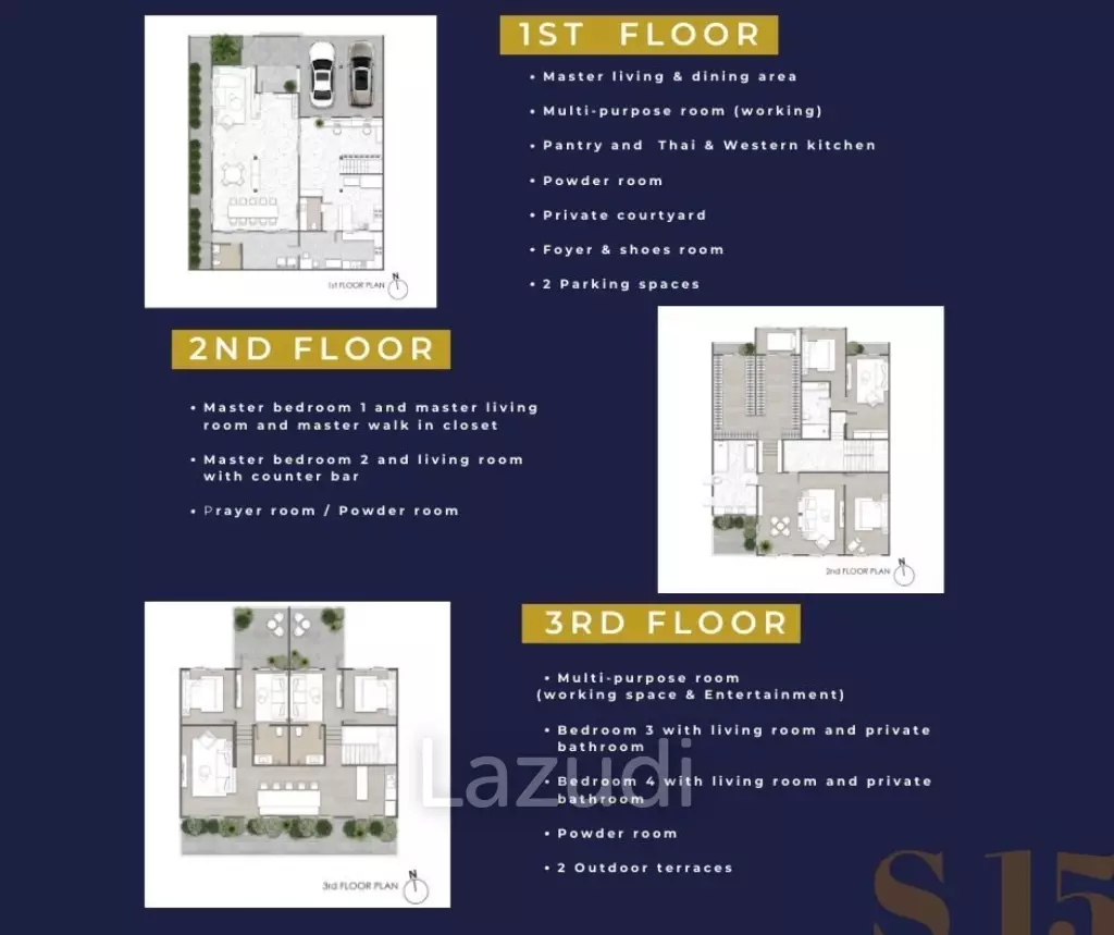Luxury 4-Bed Detached Home in Watthana, Bangkok