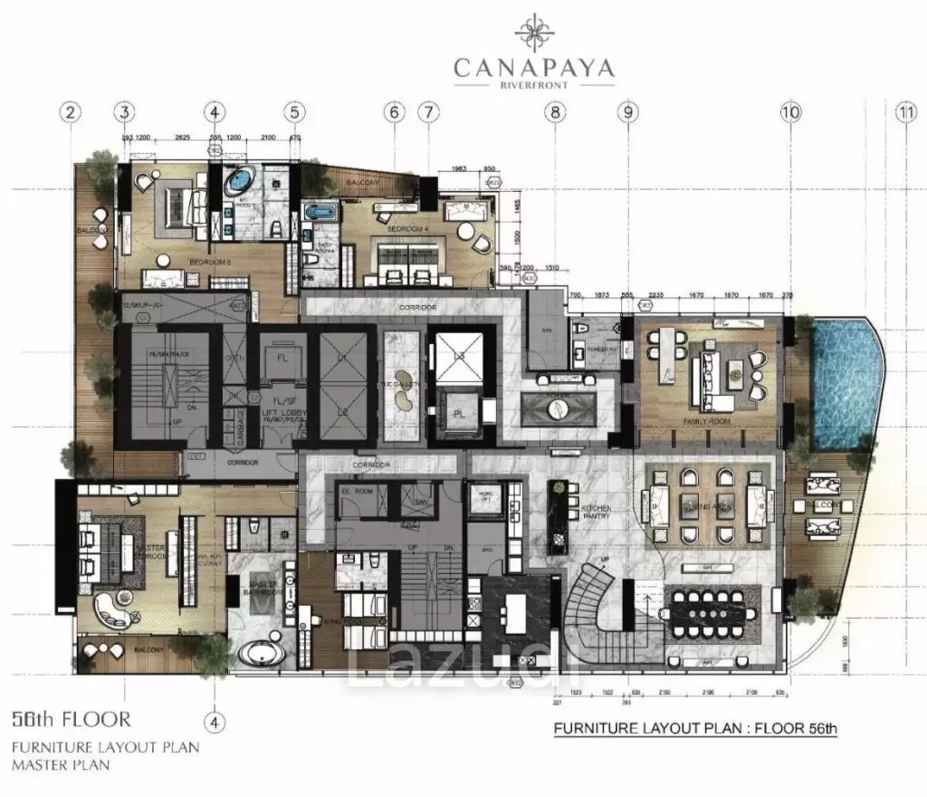 Premier 6 Bed Duplex Penthouse at Canapaya Residences