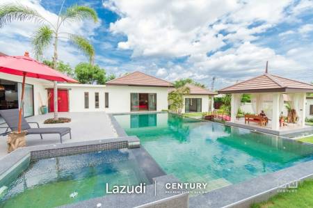 Luxury Modern Thai-Balinese Style 4 bed pool villa (Off-Plan)