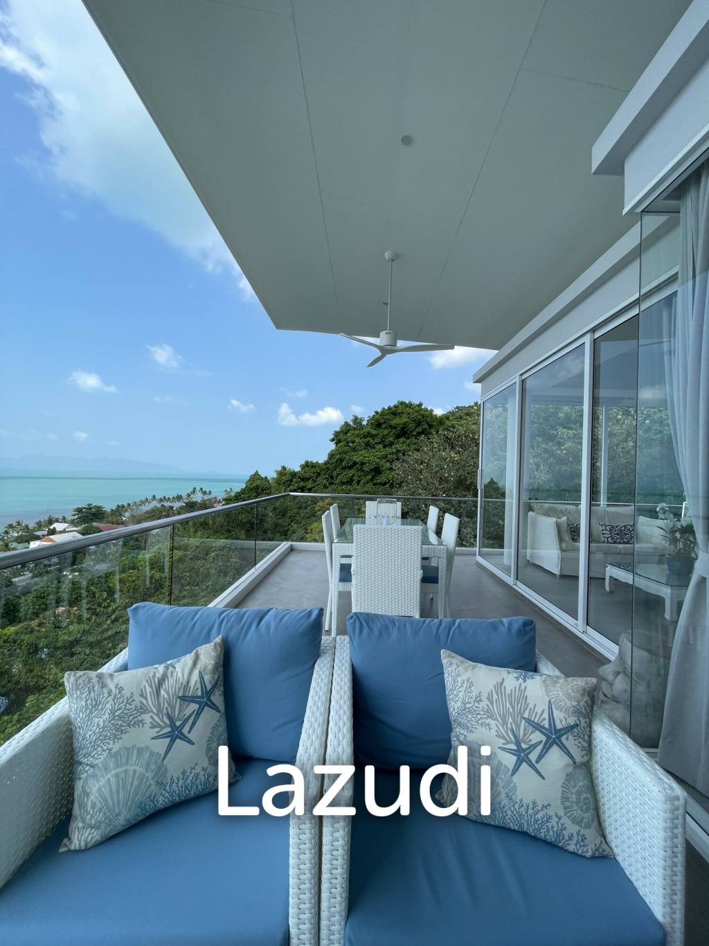 Exclusive Top Floor Corner Apartment with Panoramic Sea Views in Bang Por