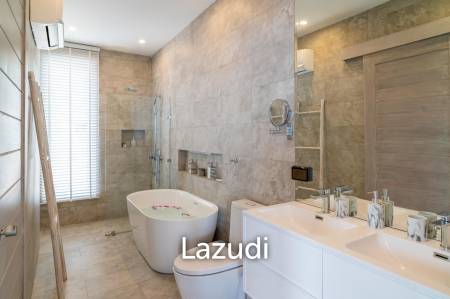 Exclusive Top Floor Corner Apartment with Panoramic Sea Views in Bang Por