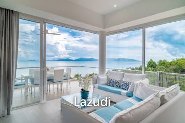 Exclusive Top Floor Corner Apartment with Panoramic Sea Views in Bang Por