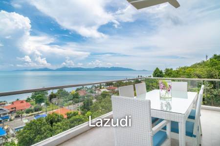 Exclusive Top Floor Corner Apartment with Panoramic Sea Views in Bang Por
