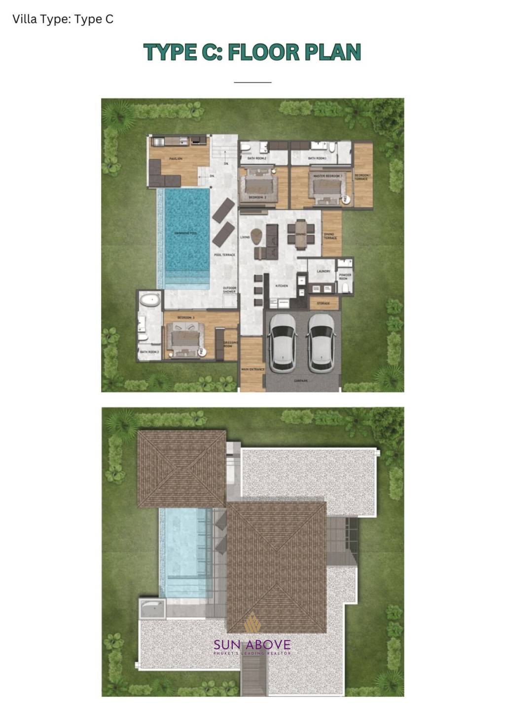 3 Bed 4 Bath 308.15 SQ.M. Mandala Lakeside