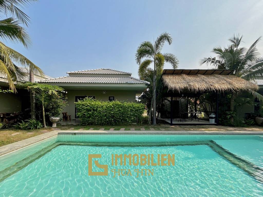 Tropical Resort + Restaurant For Sale In Cha Am