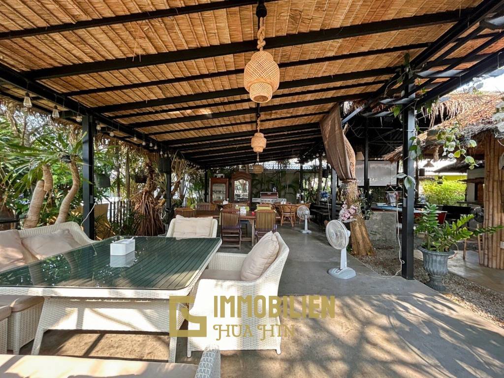 Tropical Resort + Restaurant For Sale In Cha Am