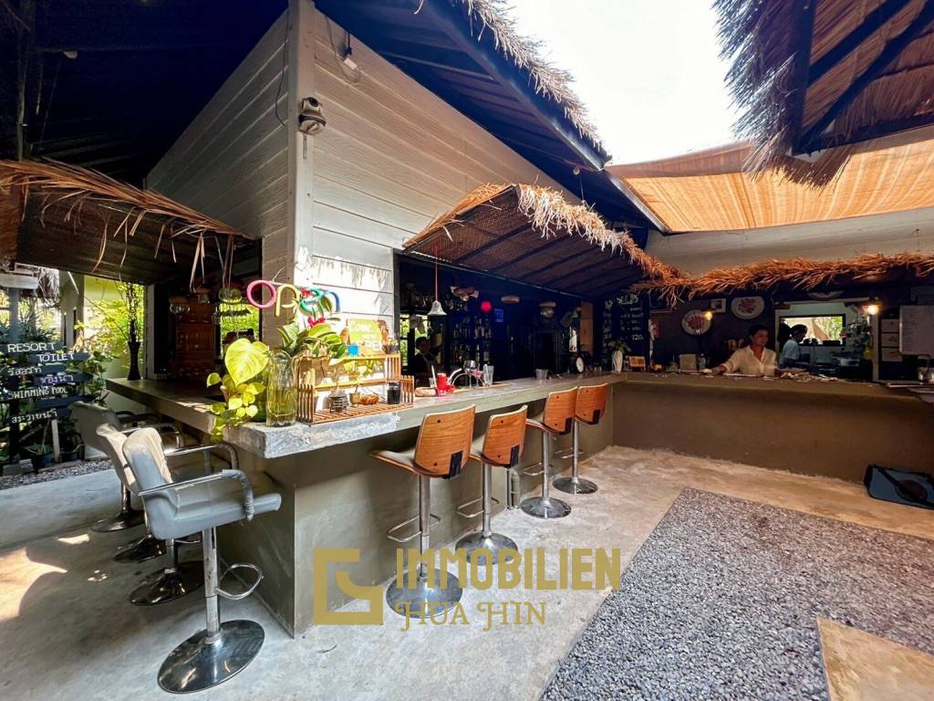 Tropical Resort + Restaurant For Sale In Cha Am