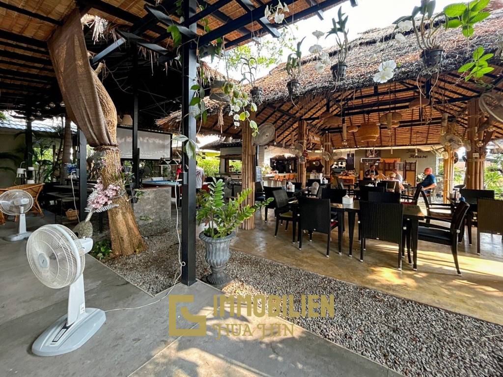 Tropical Resort + Restaurant For Sale In Cha Am