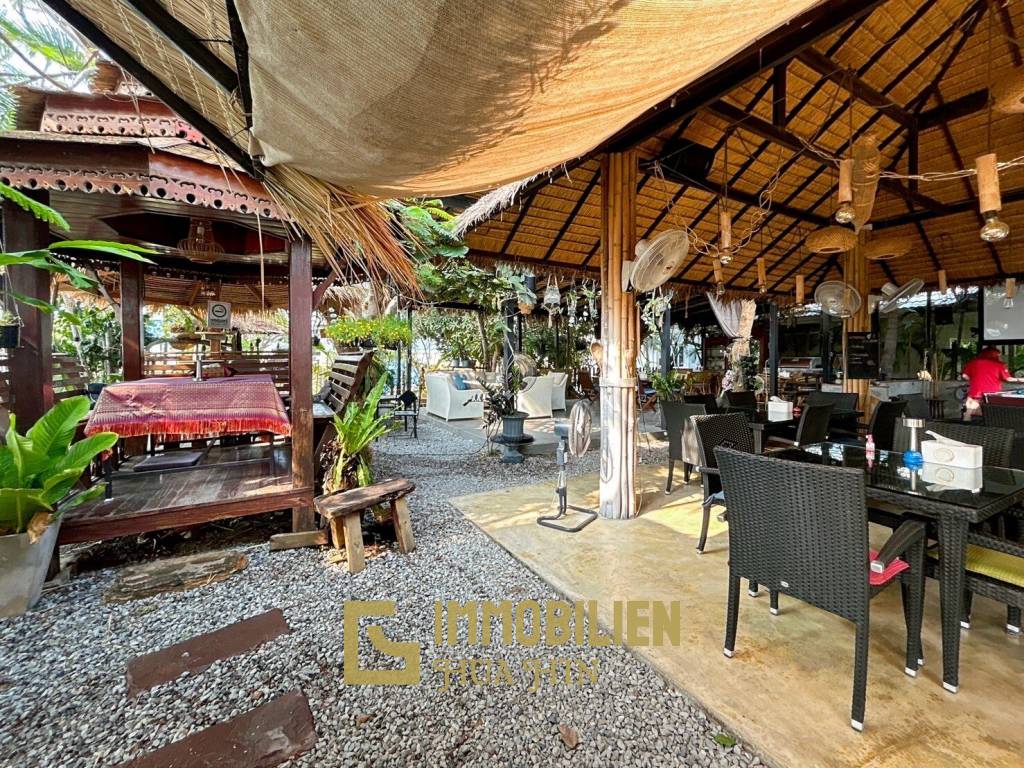 Tropical Resort + Restaurant For Sale In Cha Am