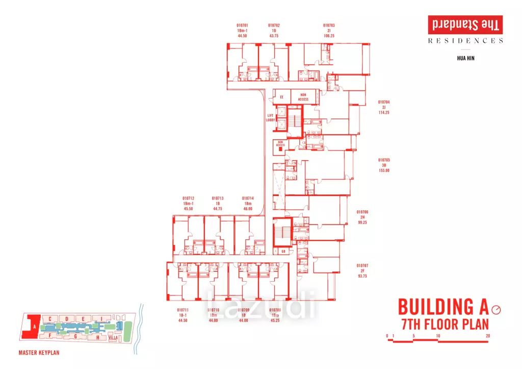 2 Beds 2 Baths 106.25 SQ.M. The Standard Residences Hua Hin