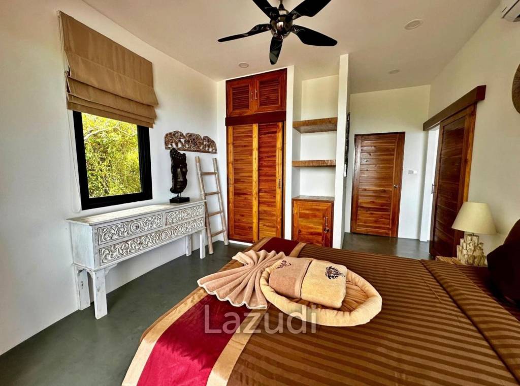 Bali-style Sea View 2-beds Pool Villa for Sale in Lamai