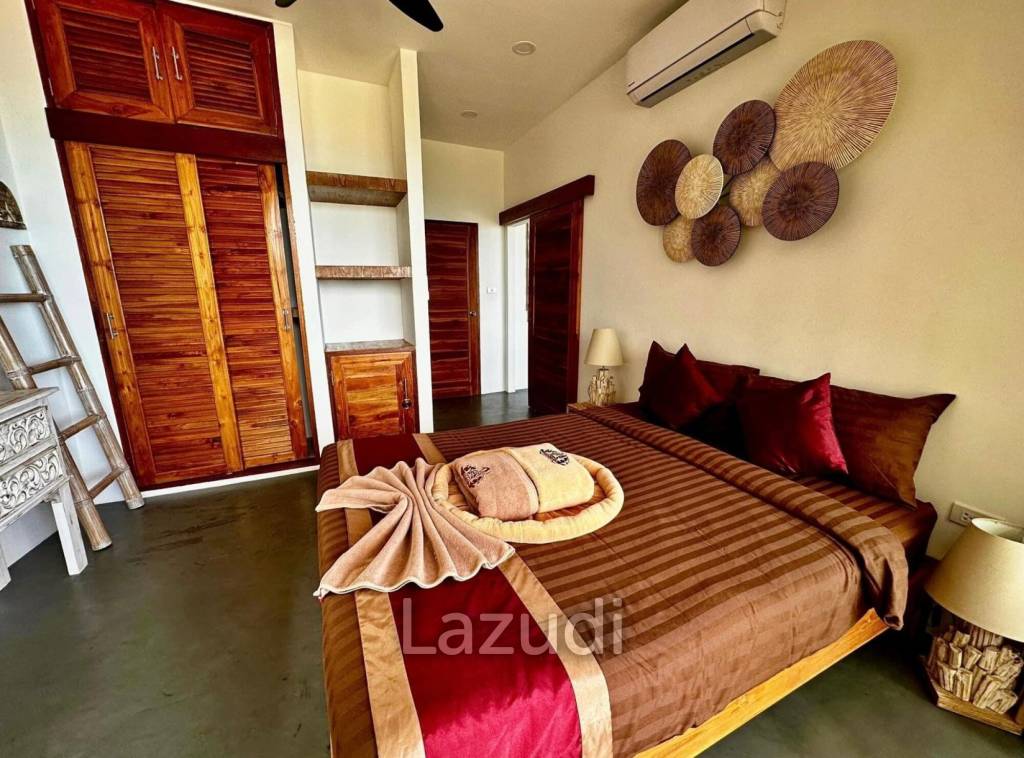 Bali-style Sea View 2-beds Pool Villa for Sale in Lamai