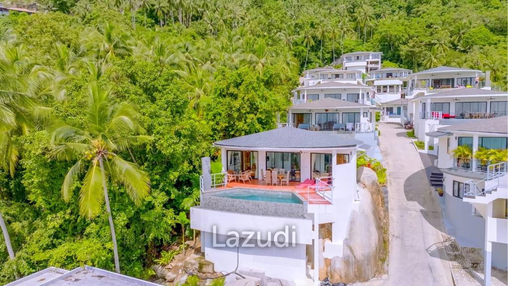 Bali-style Sea View 2-beds Pool Villa for Sale in Lamai