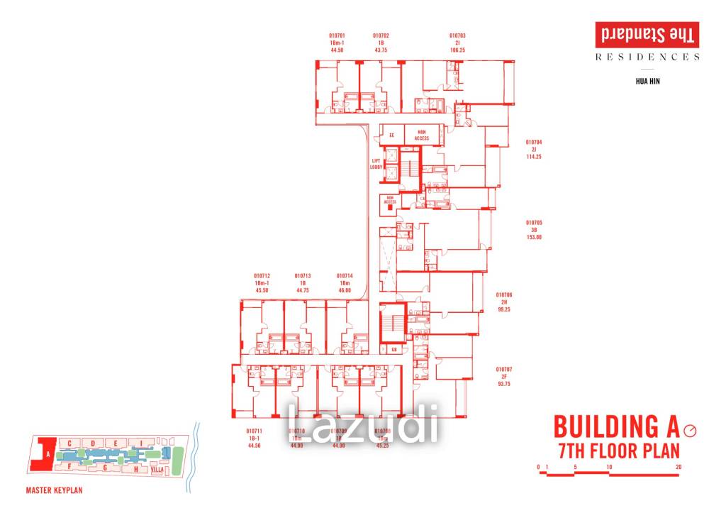 2 Beds 2 Baths 99.25 SQ.M The Standard Residences Hua Hin