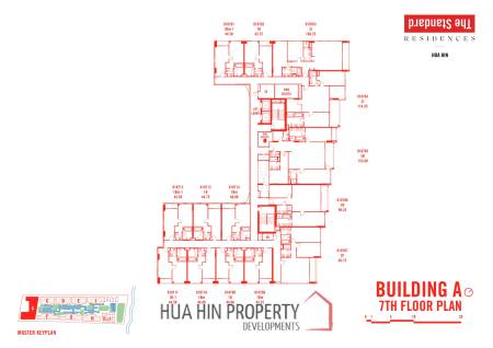 1 Bed 1 Bath 45.50 SQ.M The Standard Residences Hua Hin