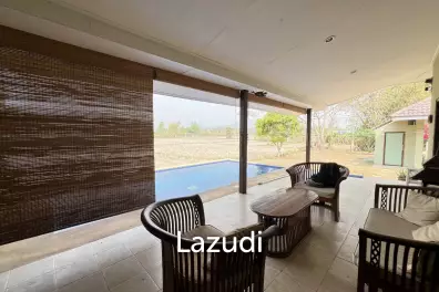 บ้านเดี่ยว 2 ห้องนอนพร้อมสระว่ายน้ำส่วนตัวในเมืองเชียงราย