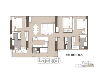 Ultra Luxury 3-Bed Condo at Mulberry Grove Sukhumvit